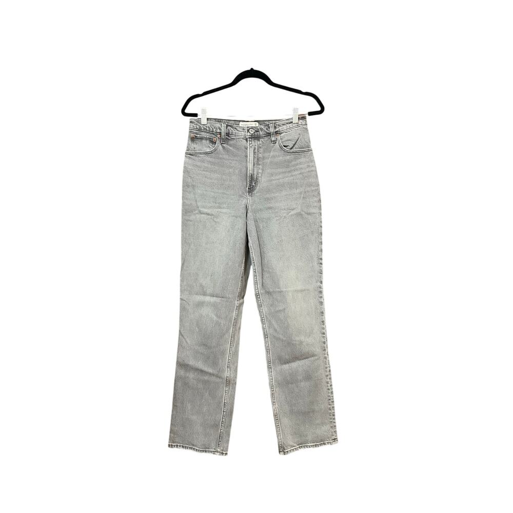 Abercrombie & Fitch Jeans Women 6 Gray 90s Straight Ultra High Rise